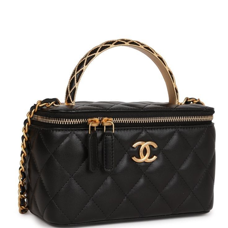 Chanel Quilted Crossbody Bag with Chain Strap