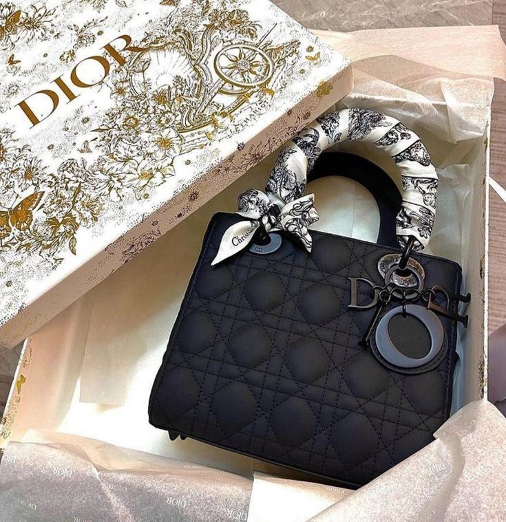 CHRISTIAN DIOR Handbag with Wallet & Gift Box