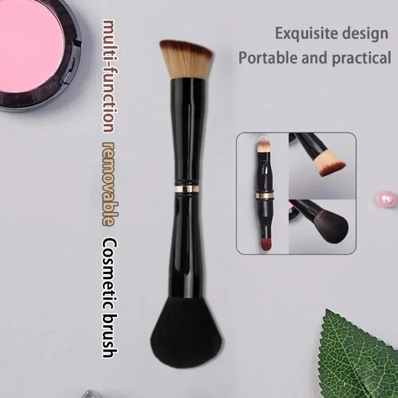 Ensemble De Pinceaux De Maquillage Multifonctions Portables, Poignées De Pinceaux De Maquillage Amovibles, Outils De Beauté De Voyage