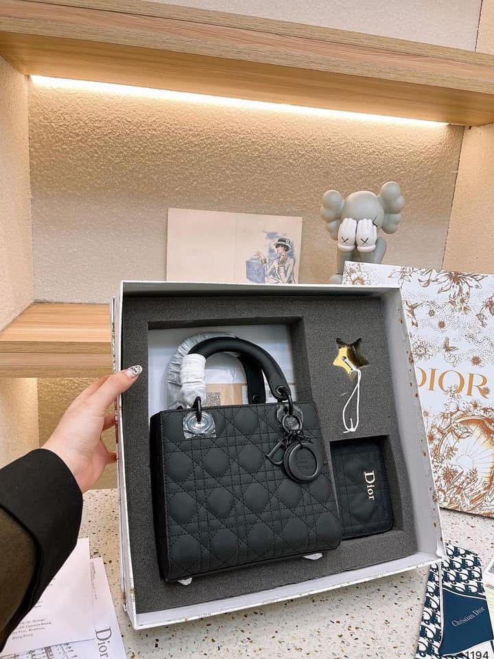 CHRISTIAN DIOR Handbag with Wallet & Gift Box