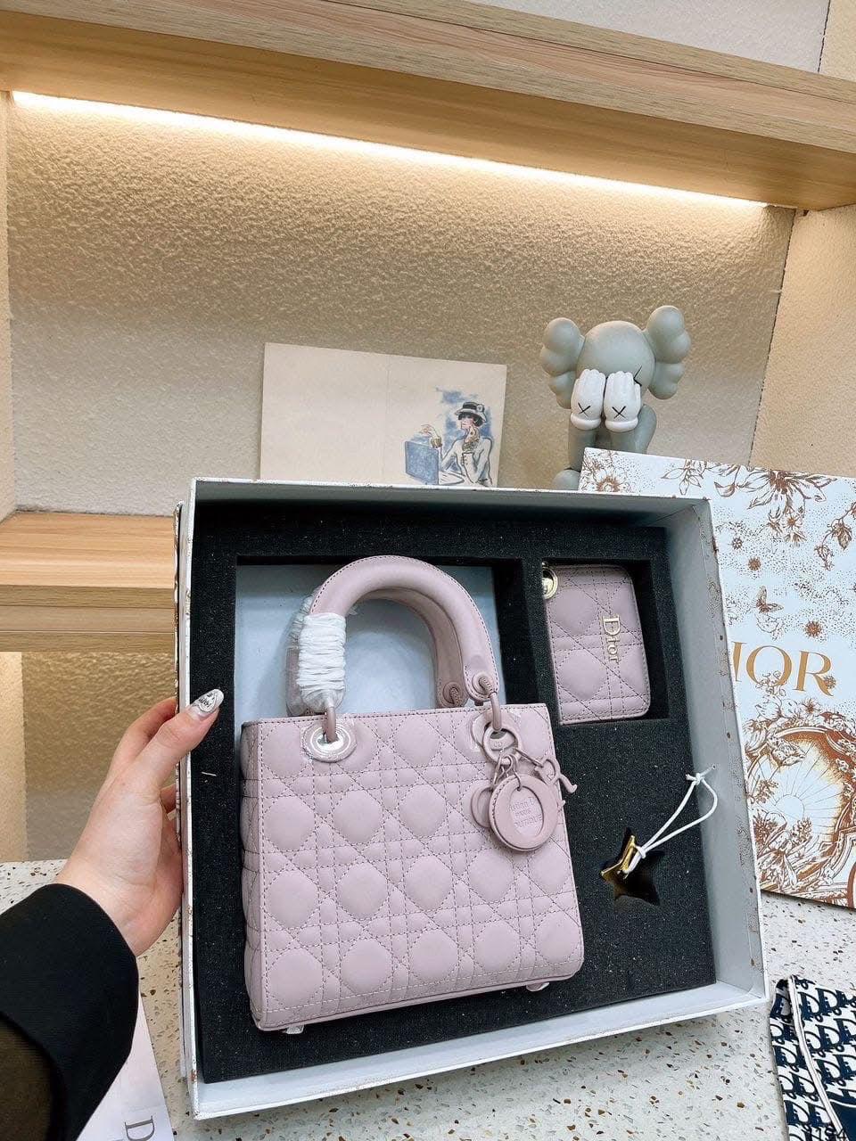 CHRISTIAN DIOR Handbag with Wallet & Gift Box