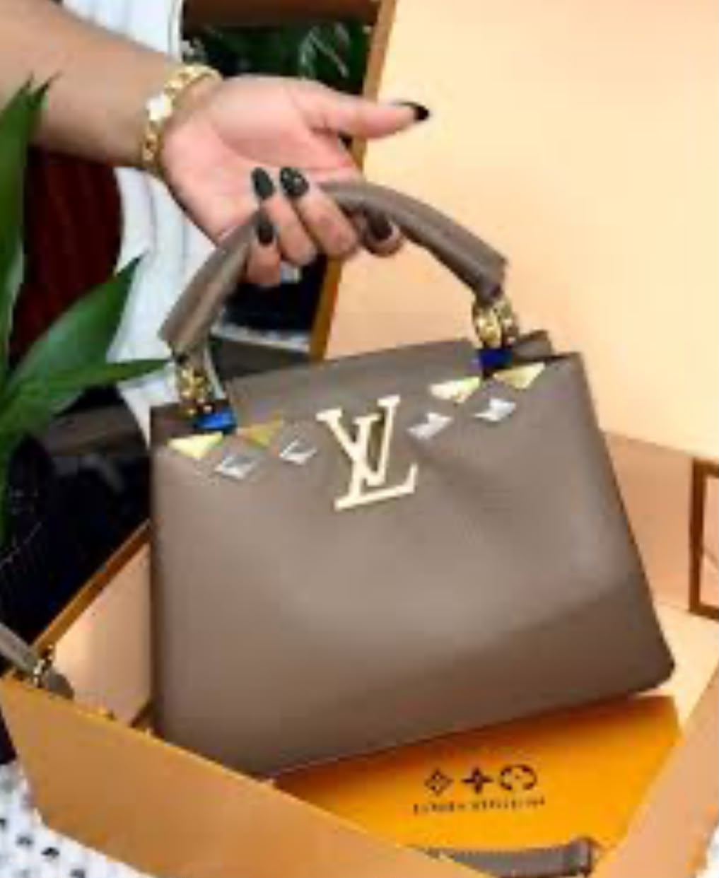 LY Handbag – Official Model | Premium Quality | 2 Boxes & Dust Bag