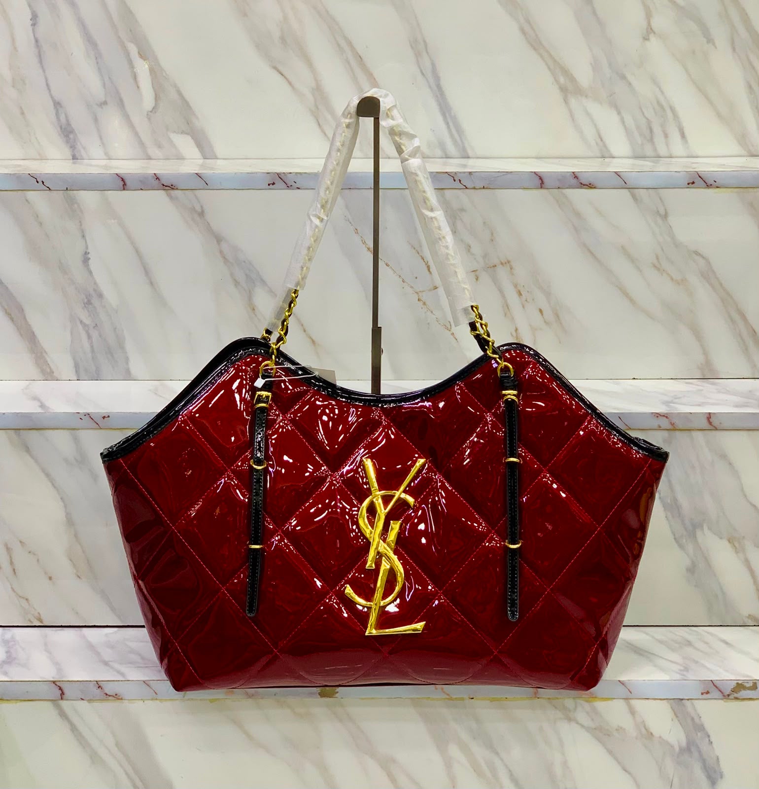 YSL Tote Bag – Premium Quality Shiny Material | With Dust Bag