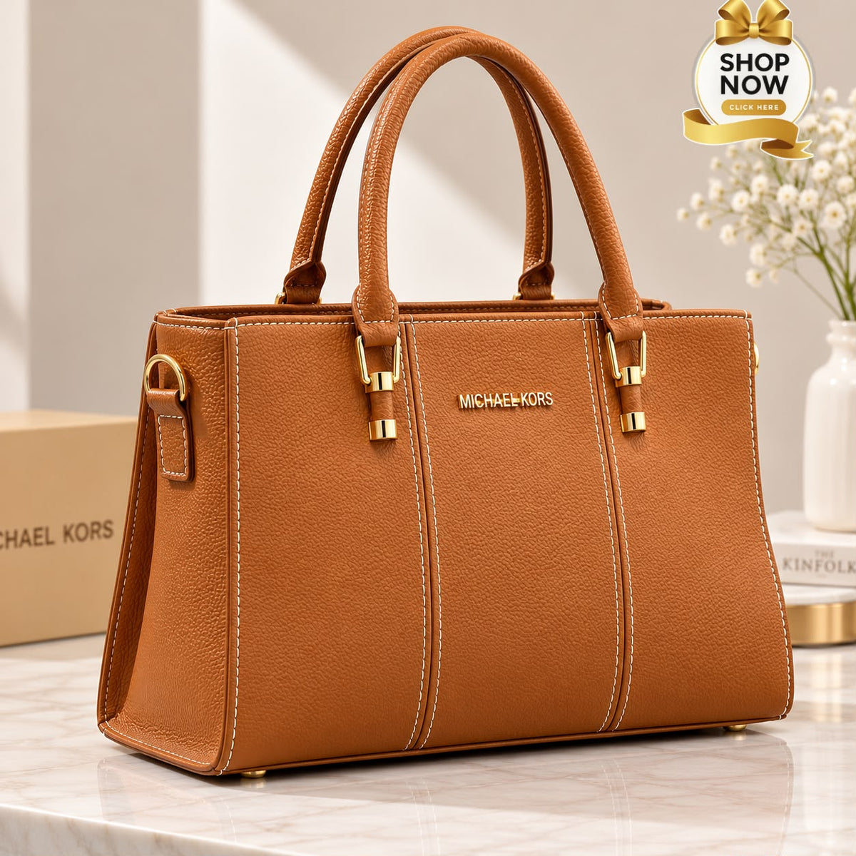 Michael Kors 3 Zipper shoulder Bags For Girls