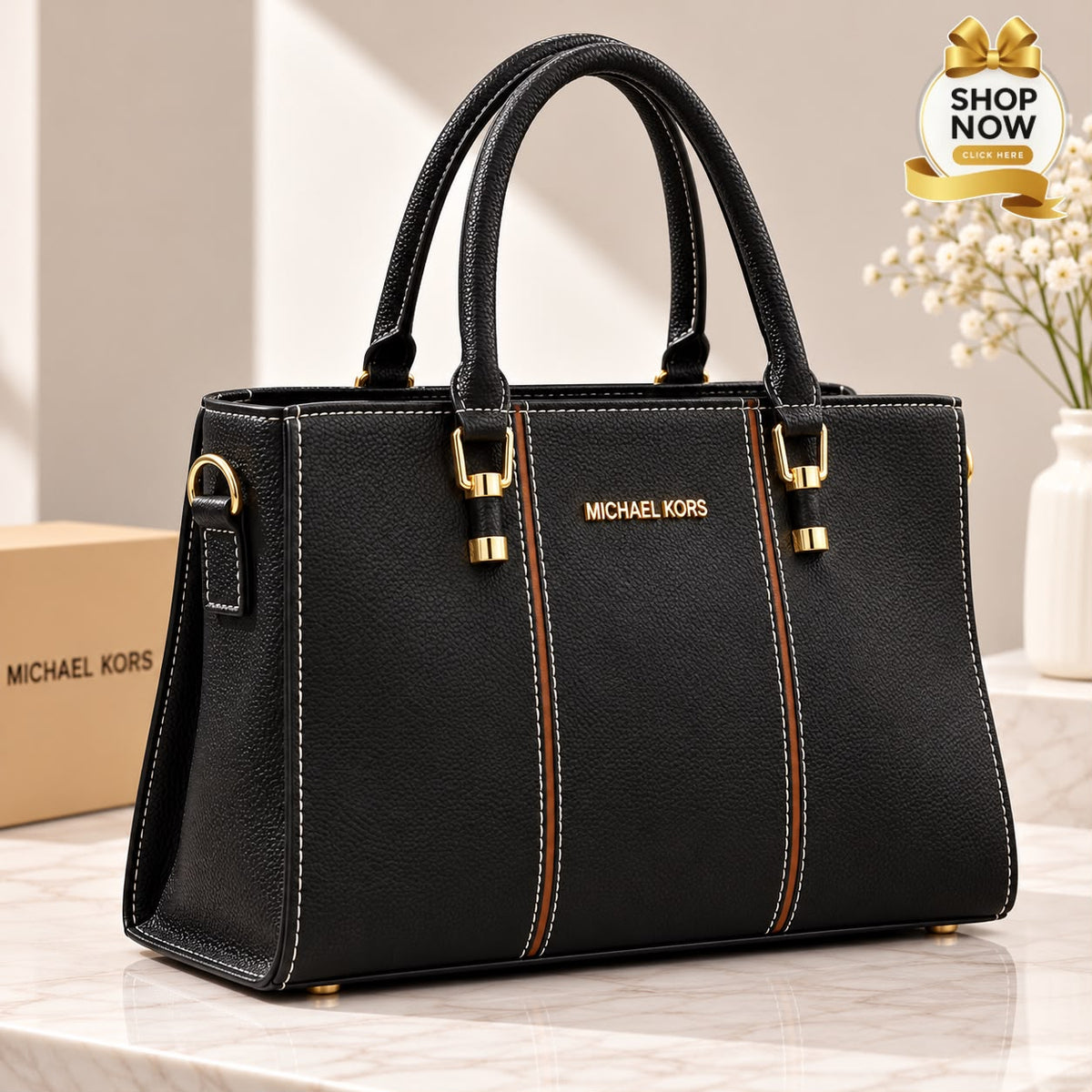 Michael Kors 3 Zipper shoulder Bags For Girls