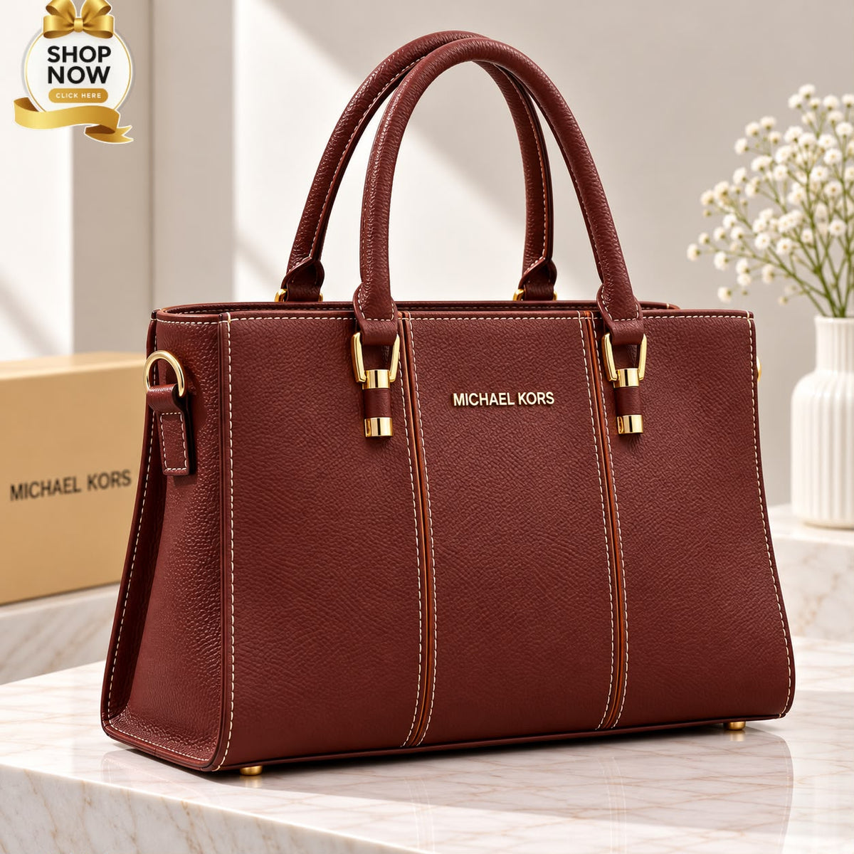 Michael Kors 3 Zipper shoulder Bags For Girls