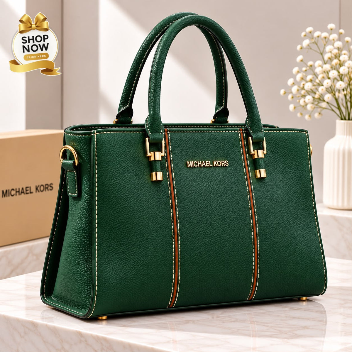 Michael Kors 3 Zipper shoulder Bags For Girls