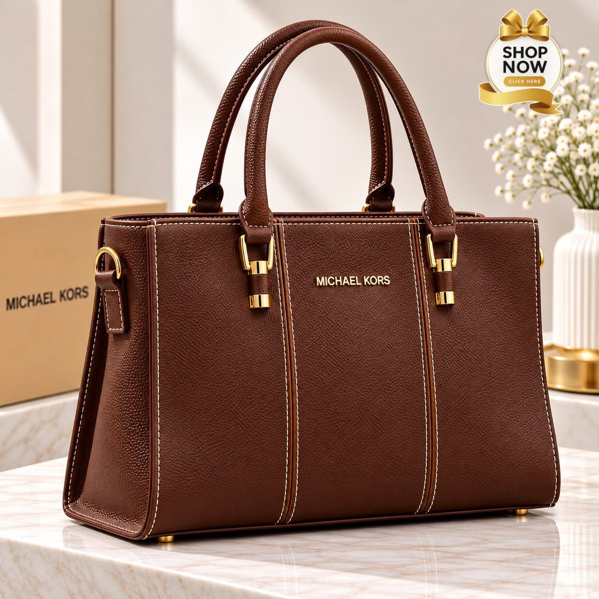 Michael Kors 3 Zipper shoulder Bags For Girls