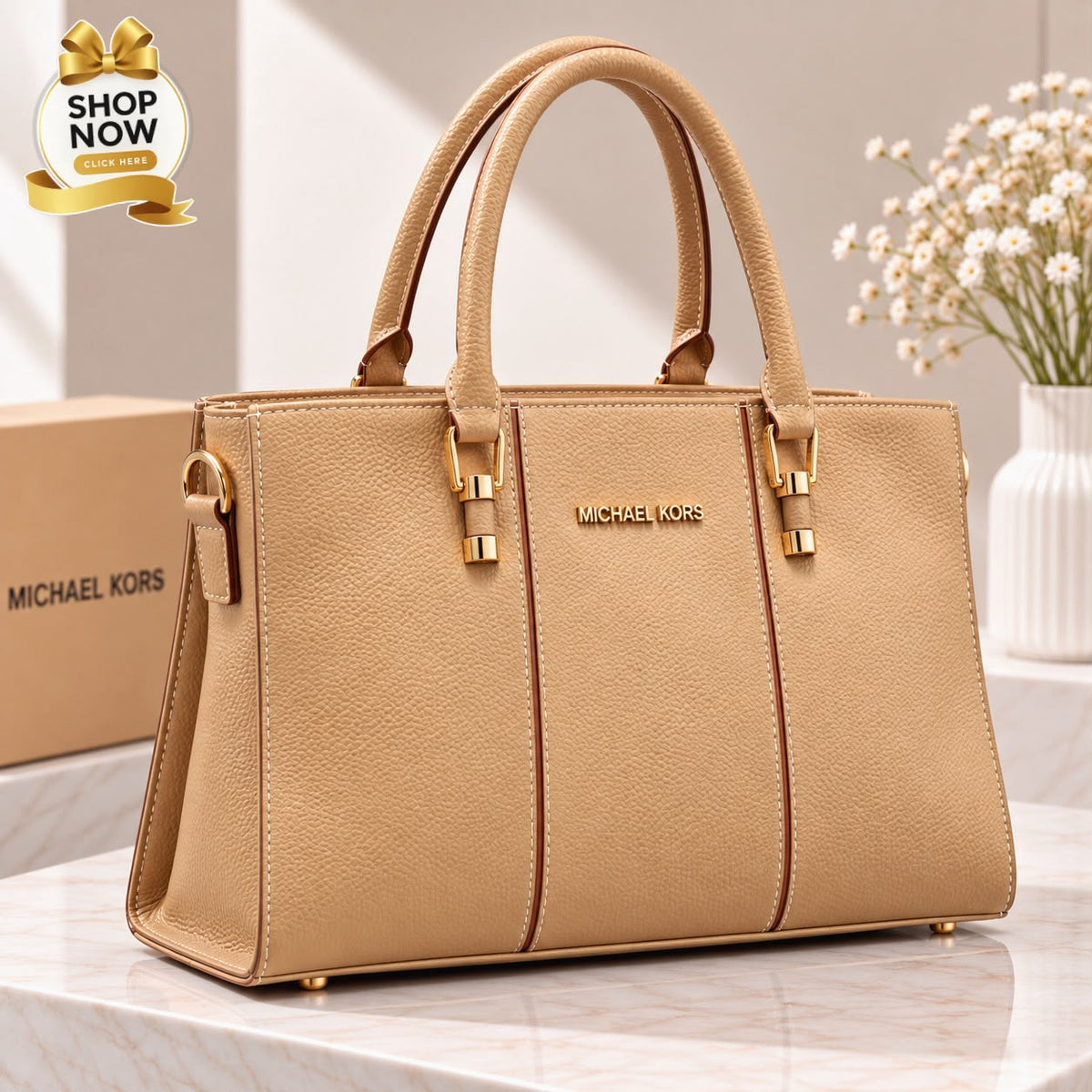 Michael Kors 3 Zipper shoulder Bags For Girls