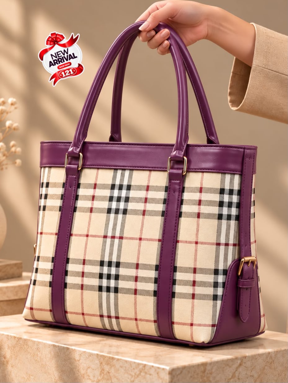 Burberry Big Size Tote Bag for Girls