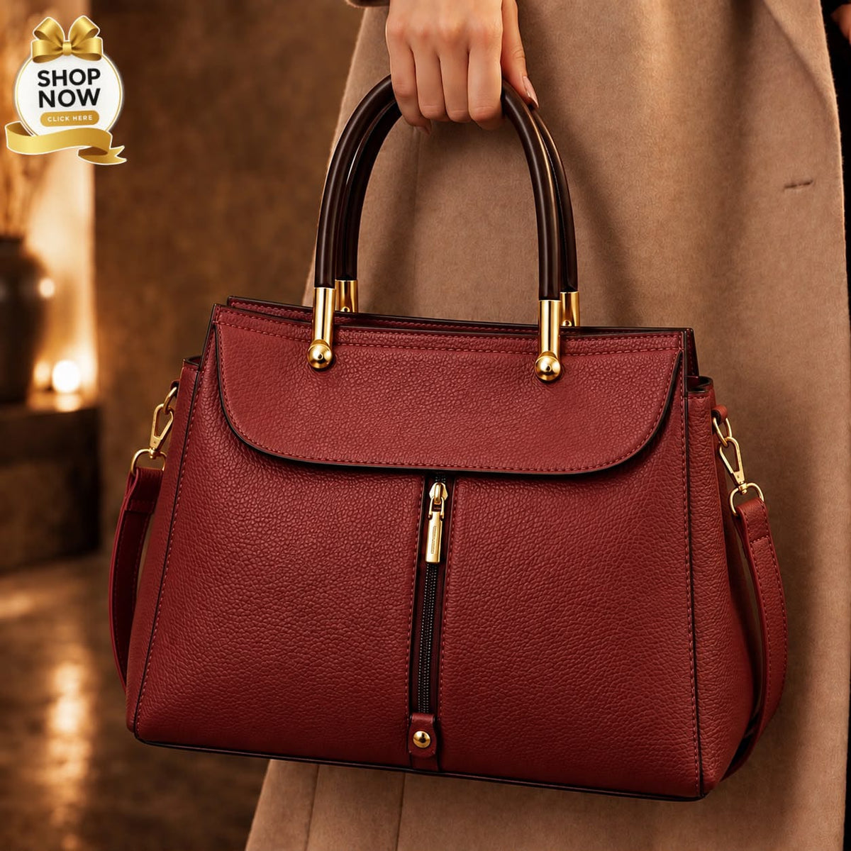 New Arrival Premium Quality High Quality 3  Zipper shoulder Bag For Girls