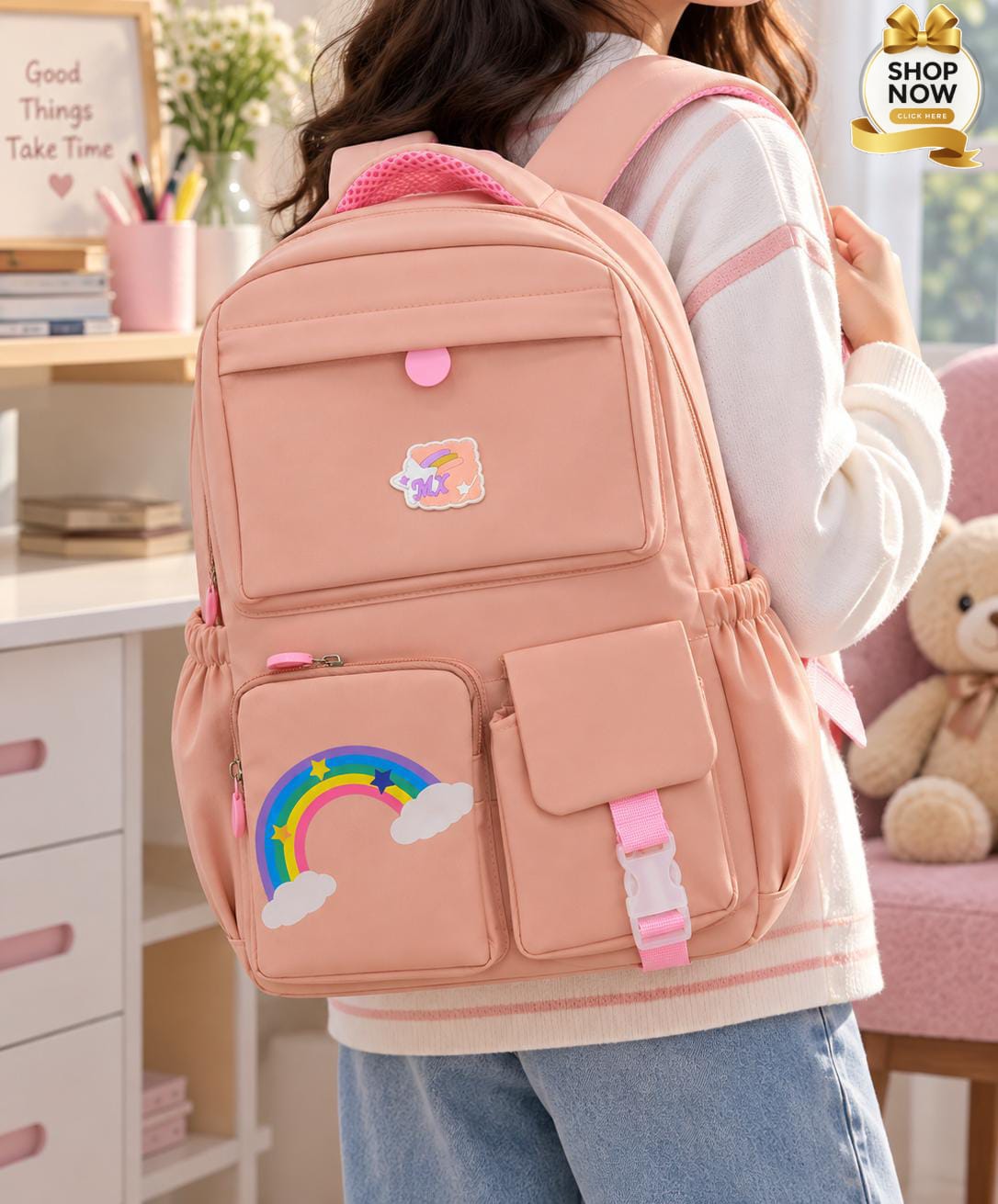 High Quality Imported school & college backpack For girls & Boys