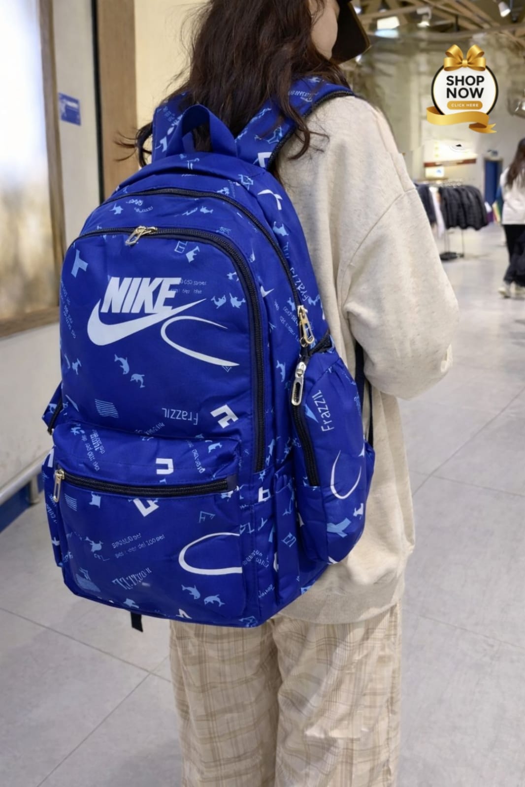High Quality Imported Nike 2pc BackPack Set & college Bag For girls