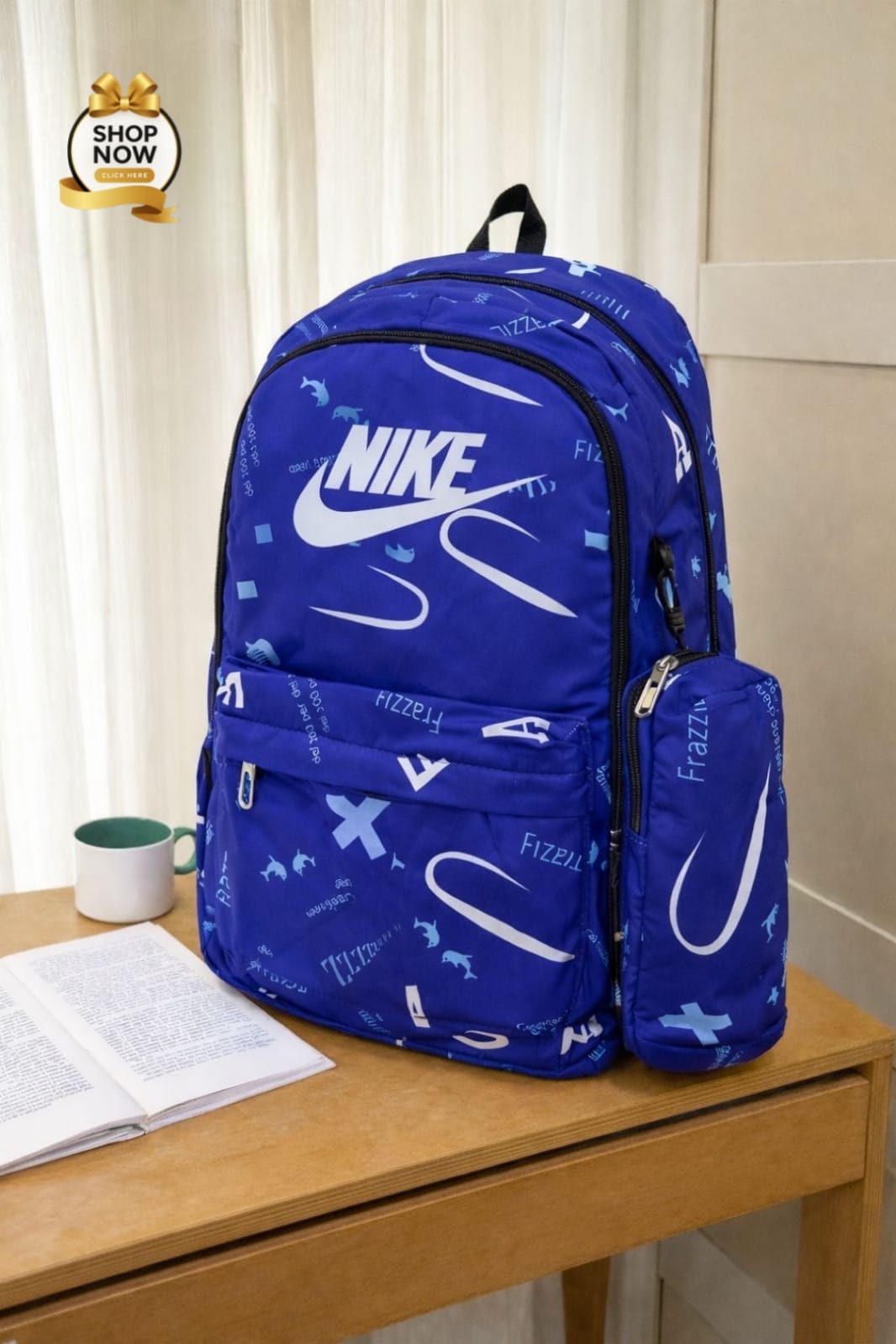 High Quality Imported Nike 2pc BackPack Set & college Bag For girls