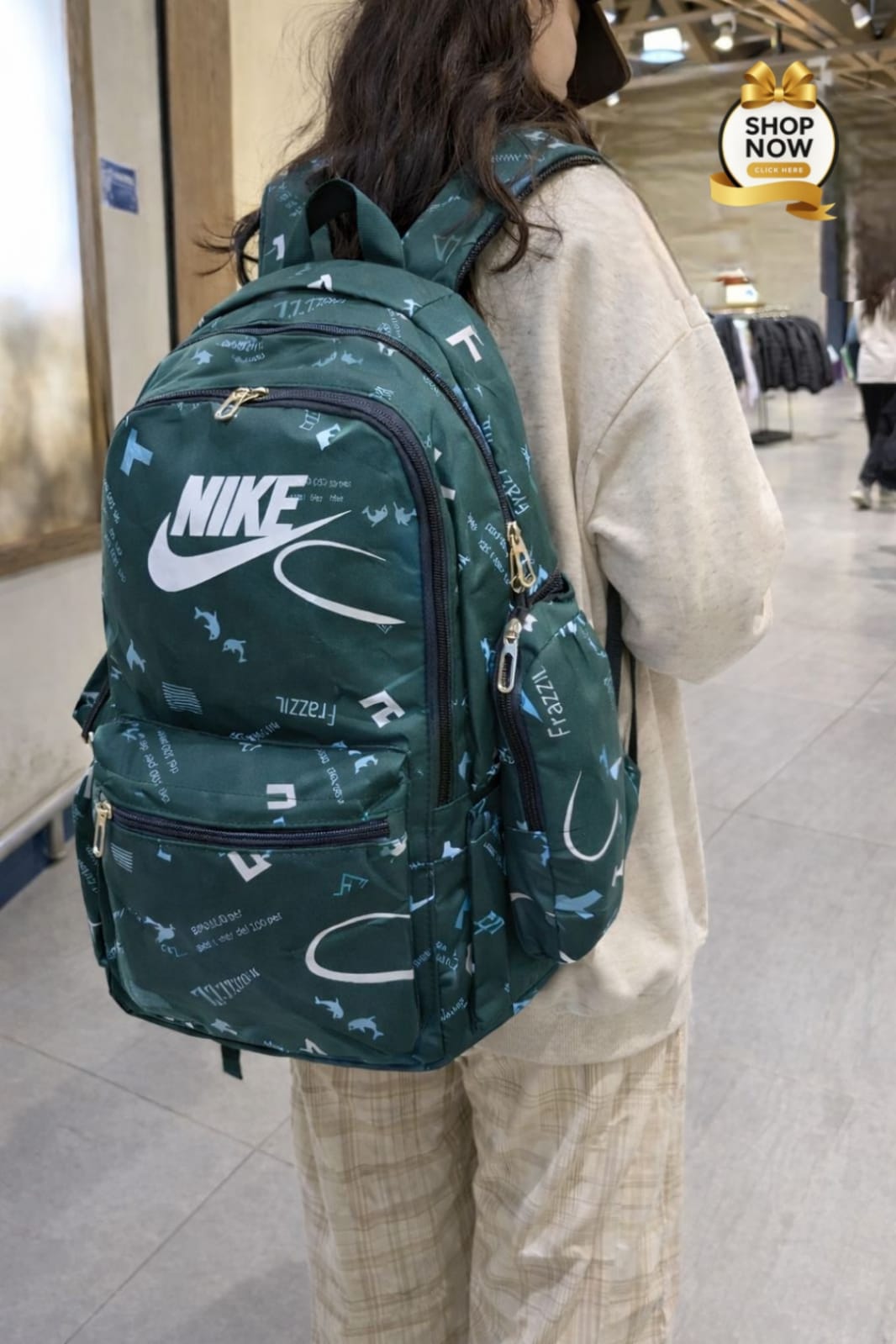 High Quality Imported Nike 2pc BackPack Set & college Bag For girls