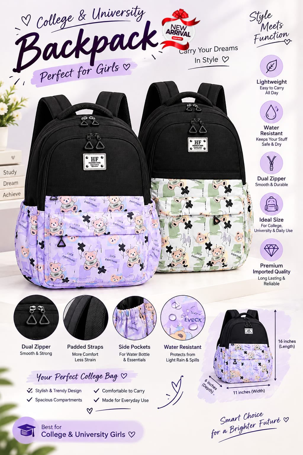 Imported Stylish Scool & College Backpack