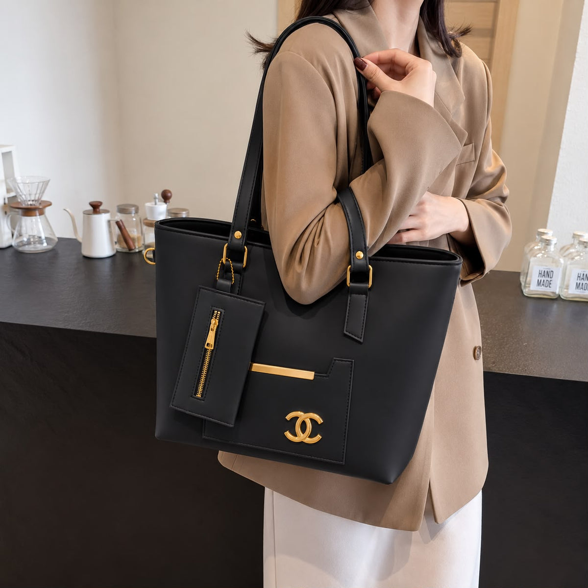 MASTER QUALITY 2 PIECE TOTE BAG For WOMEN - Free Shipping