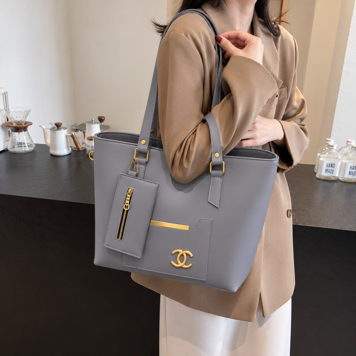 MASTER QUALITY 2 PIECE TOTE BAG For WOMEN - Free Shipping
