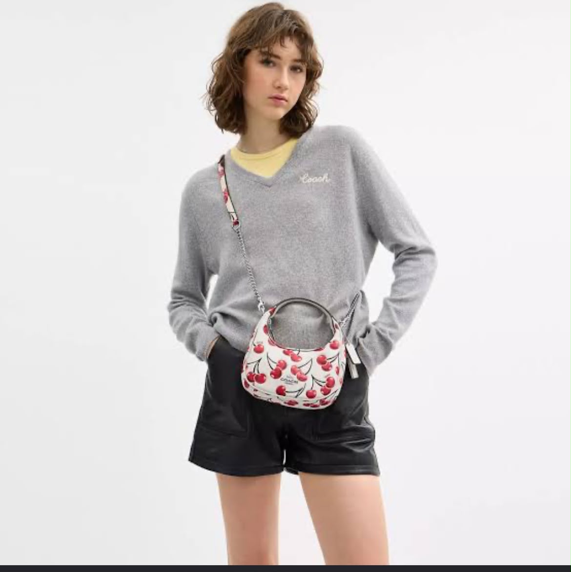 COACH Carmen Mini Crossbody Bag – Cherry Print